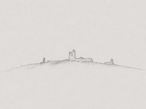 Castle in Vranisht in Albania